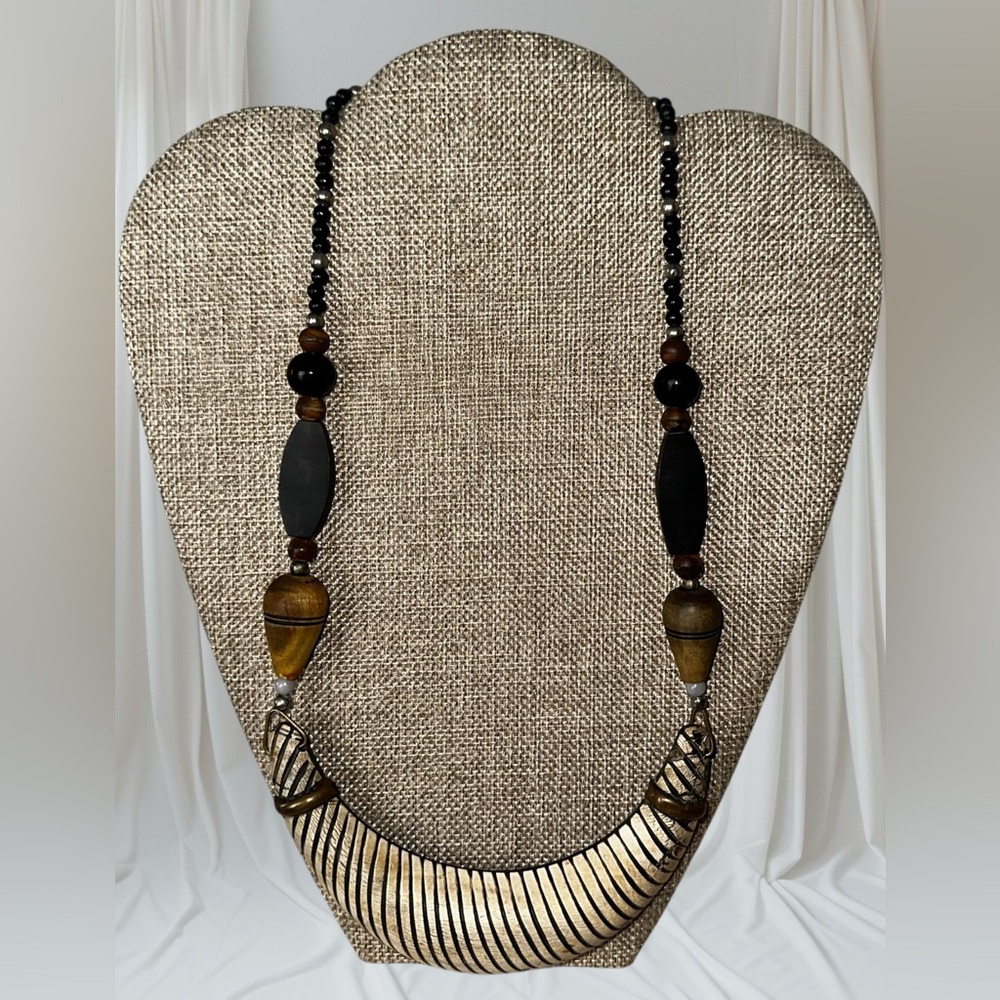 Black and brown BOHO Necklace